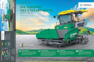 Finisoare de asfalt pe șenile Vögele SUPER 1300-5e