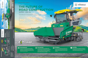 Finisoare de asfalt pe șenile Vögele SUPER 1300-5e
