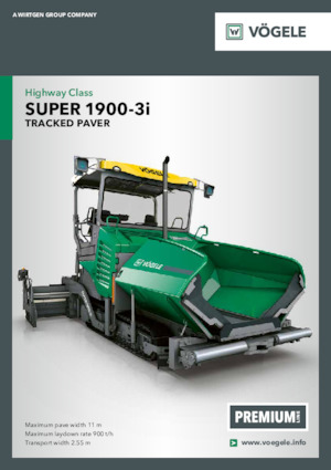 Finisoare de asfalt pe șenile Vögele Super 1900-3i