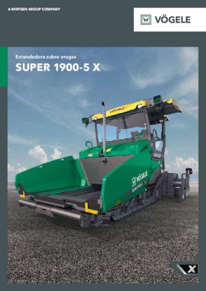 Finisoare de asfalt pe șenile Vögele SUPER 1900-5 X