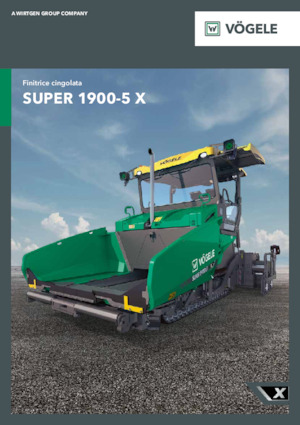 Finisoare de asfalt pe șenile Vögele SUPER 1900-5 X