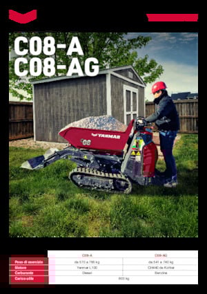 Dumpere pe Şenile Yanmar C08-A HI TIP 