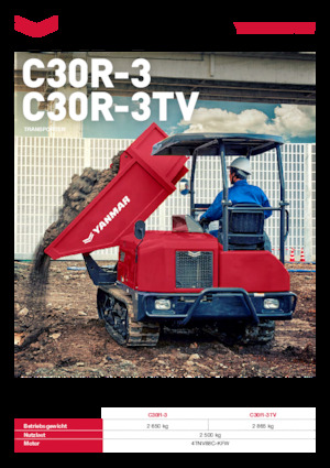 Dumpere pe Şenile Yanmar C30R-3TV 