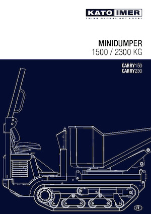 Dumpere pe Şenile Kato Imer Carry 230