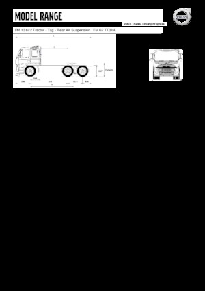 Capete tractor Volvo Trucks FM13.420 6x2 Tractor Tag