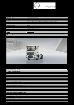 Capete tractor Mercedes-Benz Actros 2033 LS 4x2