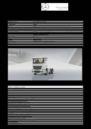 Capete tractor Mercedes-Benz Actros 2453 LS 6x2