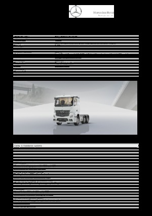 Capete tractor Mercedes-Benz Actros 2548 LS 6x2