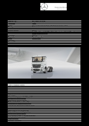 Capete tractor Mercedes-Benz Actros 3348 AK 6x6