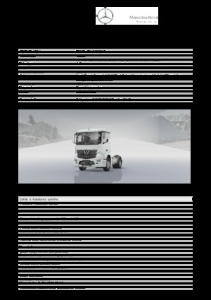 Capete tractor Mercedes-Benz Arocs 1840 LS 4x2