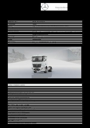 Capete tractor Mercedes-Benz Arocs 1846 LS 4x2