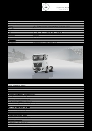 Capete tractor Mercedes-Benz Arocs 1863 LS 4x2