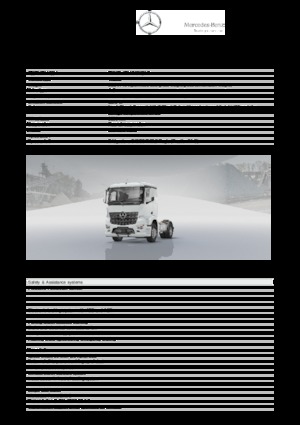 Capete tractor Mercedes-Benz Arocs 2043 LS 4x2