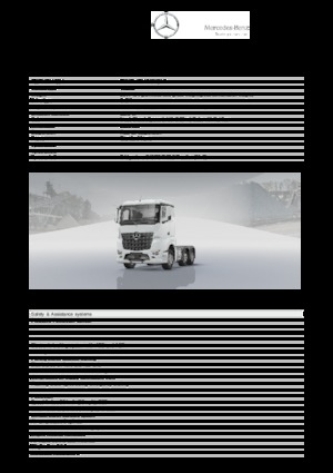 Capete tractor Mercedes-Benz Arocs 2542 LS 6x2