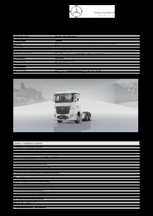 Capete tractor Mercedes-Benz Arocs 3342 LS 6x4