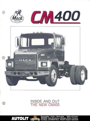 Capete tractor Mack CM400 4-point cab E5-240 4x2