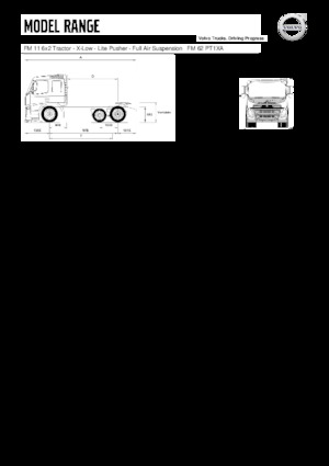 Capete tractor Volvo Trucks FM11.330 6x2 Tractor X-Low Lite Pusher