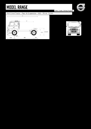 Capete tractor Volvo Trucks FMX13.420 4x4 Tractor