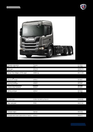 Capete tractor Scania G 340 A6x2NA