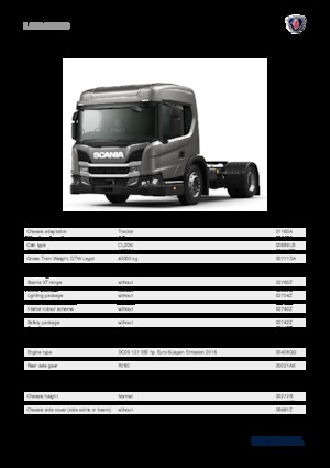 Capete tractor Scania L 360 A4x2NB
