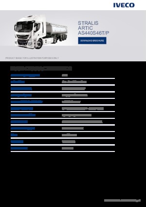 Capete tractor Iveco STRALIS ARTIC AS440S46T/P