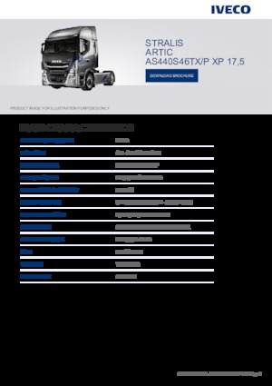 Capete tractor Iveco STRALIS ARTIC AS440S46TX/P XP 17,5