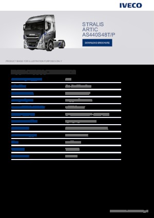 Capete tractor Iveco STRALIS ARTIC AS440S48T/P