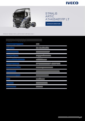 Capete tractor Iveco STRALIS ARTIC AT440S46T/FP LT