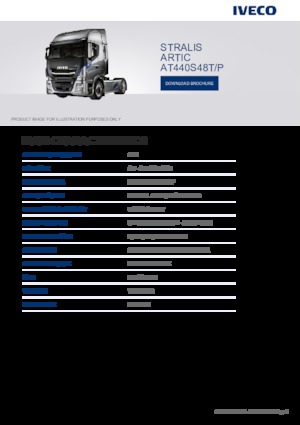 Capete tractor Iveco STRALIS ARTIC AT440S48T/P