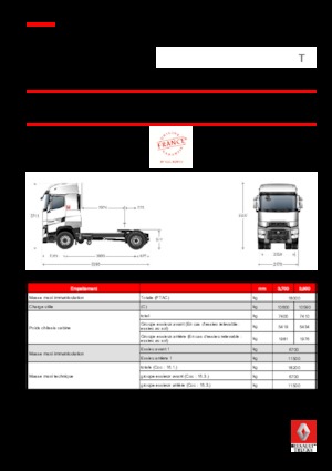 Capete tractor Renault T 480.18 HIGHCAB 4X2 T X-LOW E6 (LHD)
