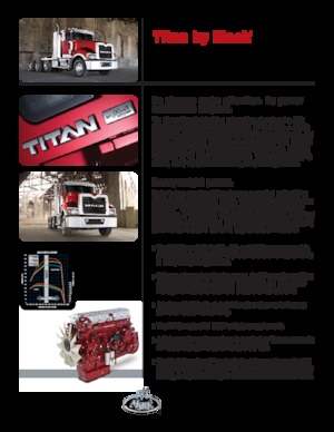 Capete tractor Mack TITAN 64