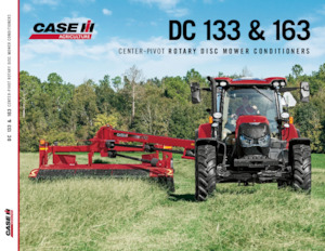 Cositori tractate cu discuri, cu tambur de condiționare Case IH DC133