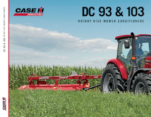 Cositori tractate cu discuri, cu tambur de condiționare Case IH DC103