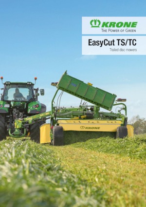 Cositori tractate cu discuri, cu tambur de condiționare Krone EasyCut TC 320 CV