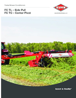 Cositori tractate cu discuri, cu tambur de condiționare Kuhn FC 3161 TLS