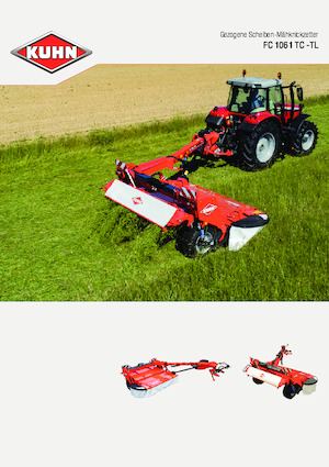 Cositori tractate cu discuri, cu tambur de condiționare Kuhn FC 3161 TLD