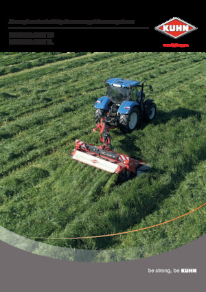 Cositori tractate cu discuri, cu tambur de condiționare Kuhn FC 3161 TLD