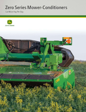 Cositori tractate cu discuri, cu tambur de condiționare John Deere S300