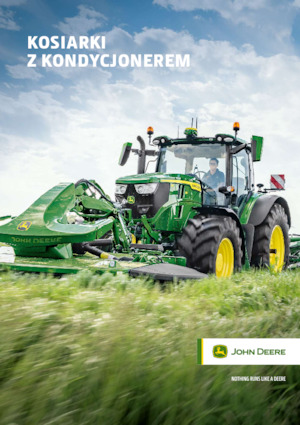 Cositori tractate cu discuri, cu tambur de condiționare John Deere S350R