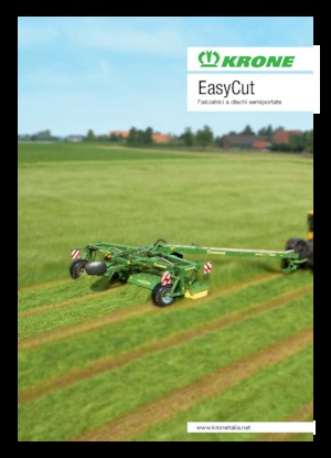 Cositori tractate cu discuri, fără tambur de condiționare Krone EasyCut 3200