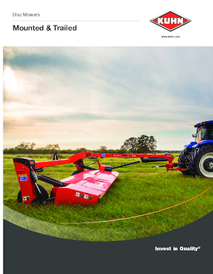 Cositori tractate cu discuri, fără tambur de condiționare Kuhn GMD 3550 TL