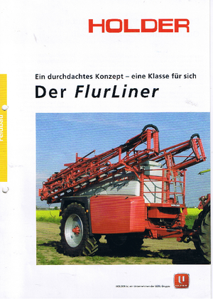 Pulverizatoare de câmp tractate Holder FlurLiner 6,0