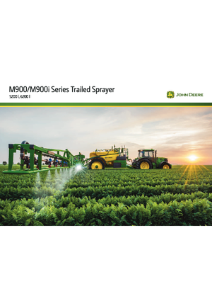 Pulverizatoare de câmp tractate John Deere M952