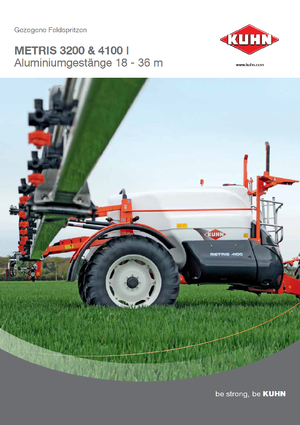 Pulverizatoare de câmp tractate Kuhn Metris 4100 RHA3