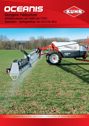 Pulverizatoare de câmp tractate Kuhn Oceanis 6500 RHA3