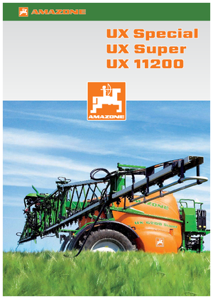 Pulverizatoare de câmp tractate Amazone UX 5200 Super (28)