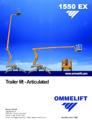 Nacele cu braț articulat montate pe camion OMMELIFT 1550 EX