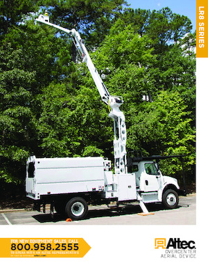 Nacele cu braț articulat montate pe trailer Altec LR852 RM