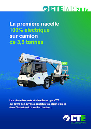 Nacele telescopice montate pe camion CTE MP 20 Ev