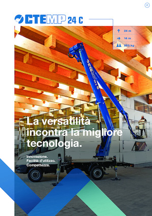 Nacele telescopice montate pe camion CTE MP 24 C
